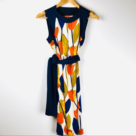 TORY BURCH Atley Dress Tulip Print - Picture 3 of 8